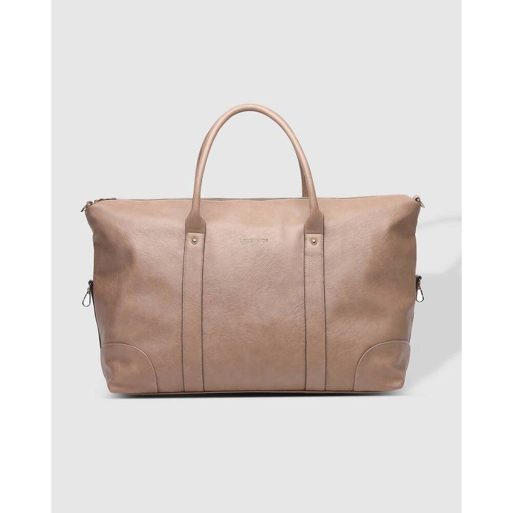NEW LOUENHIDE women's alexis weekender travel bag in brown